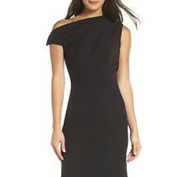 Jarlo | Cold Shoulder Pencil Dress - fits like size 8 - Picture 5 of 8